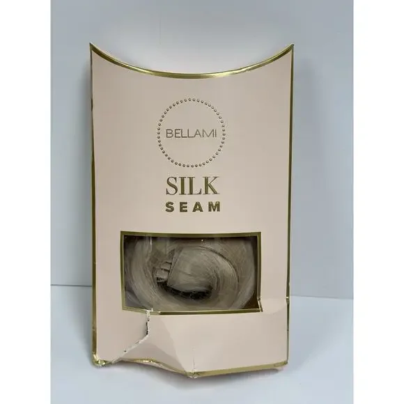 BELLAMI Silk Seam 20” 180g Beach Blonde Clip In Hair Extensions Remi Hair